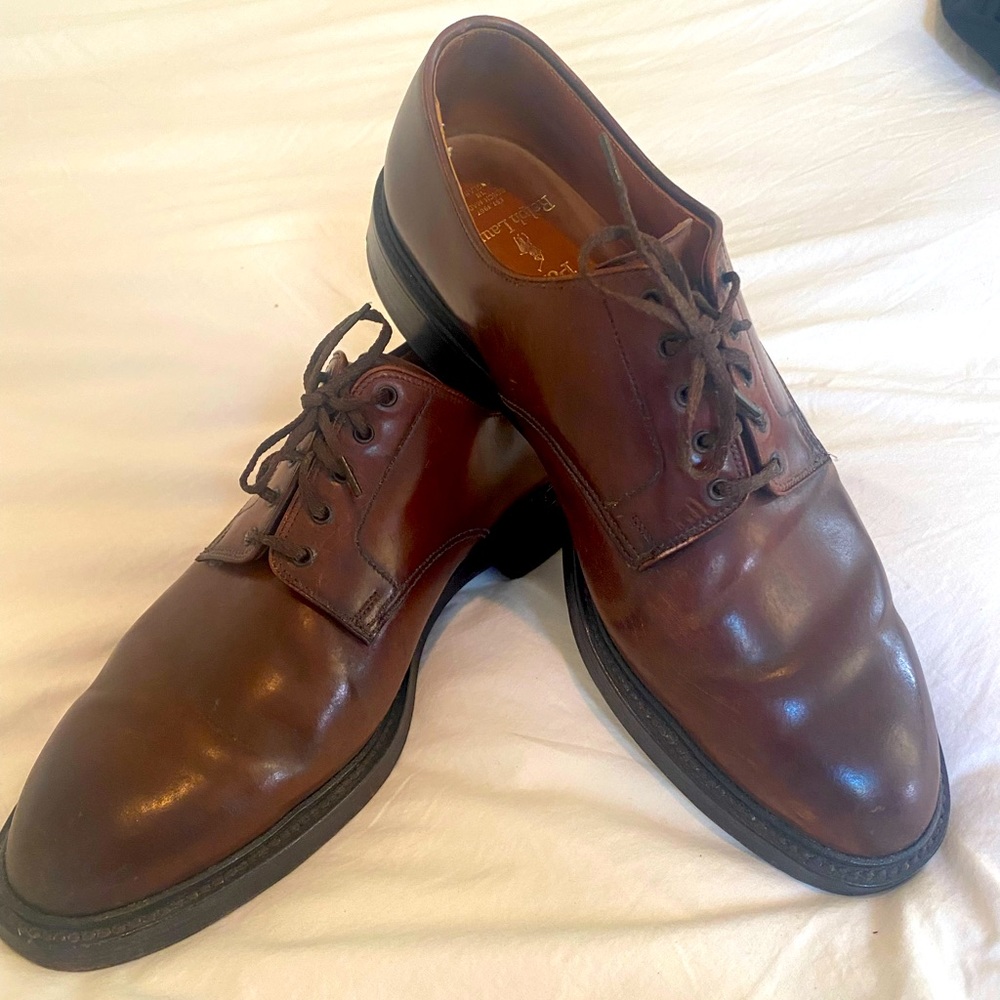 Polo Ralph Lauren Auburn Calfskin Oxford Shoe, Bench Made in England